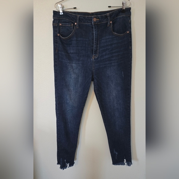 Risen Dark Skinny Jeans 32/15 - Picture 1 of 5